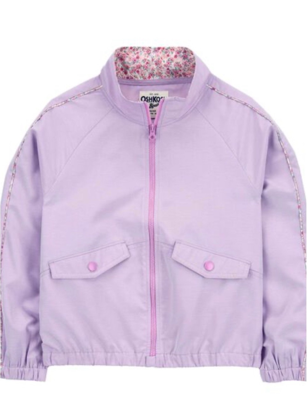 OshKosh B'gosh Lilac Zip Front Girls' Jean-Style Jacket
